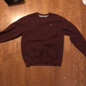 Polo Assn - Burgundy crewneck Sweater - men - XL